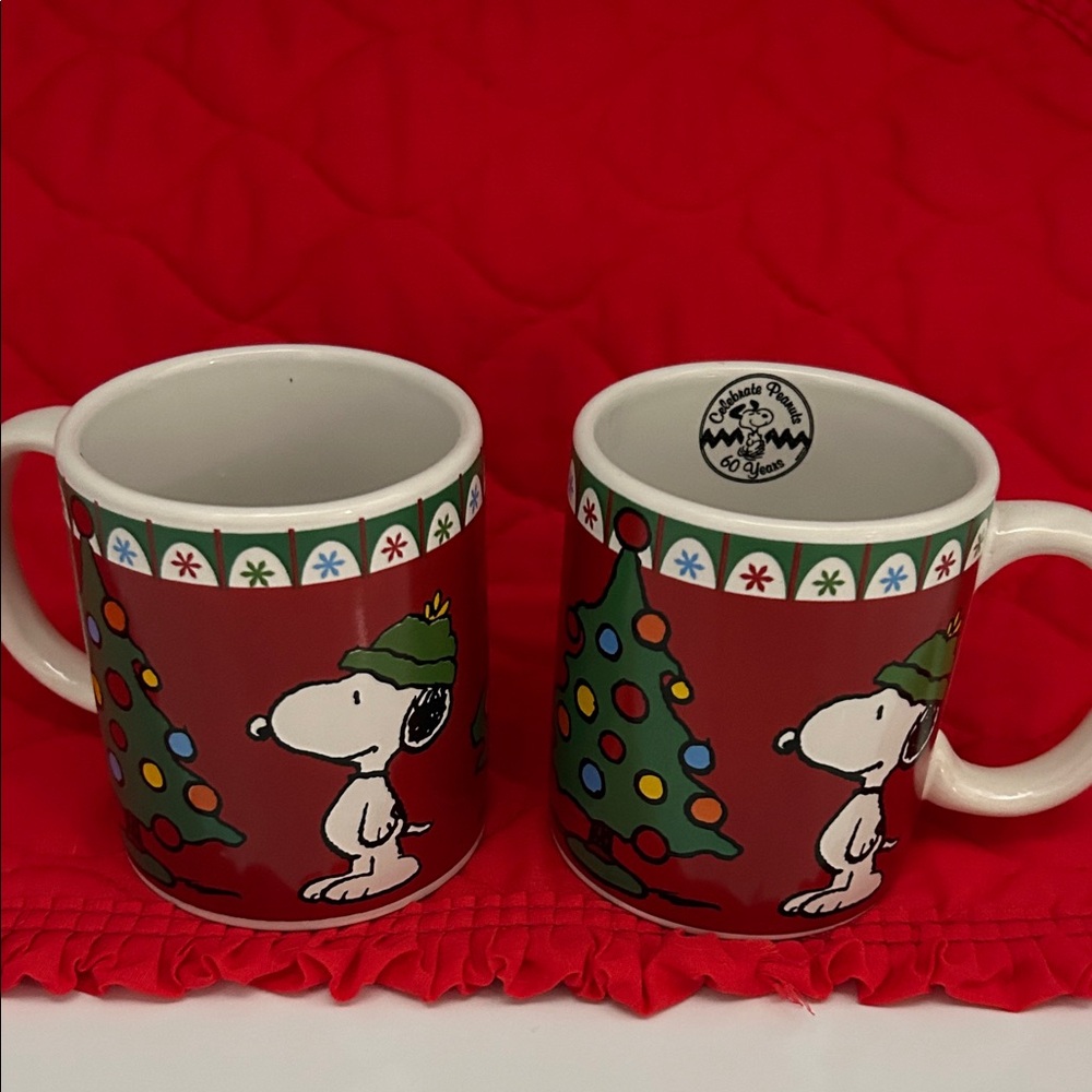 Peanuts 60th Anniversary Mug with Black Design